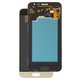 LCD compatible with Samsung J320 Galaxy J3 (2016), (golden, without frame, original (change glass) )