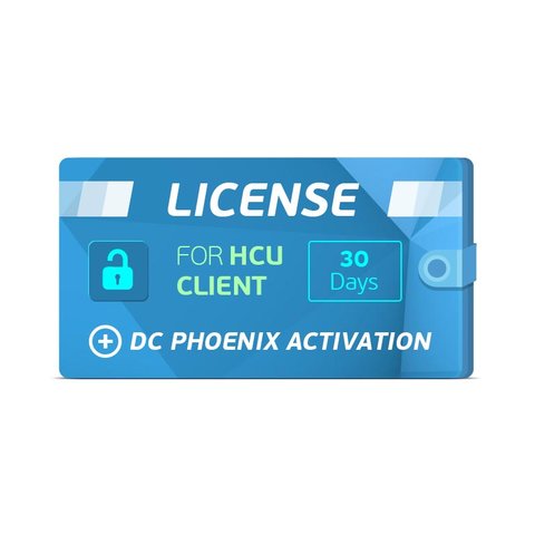 HCU Client 30 Days License + DC Phoenix Activation