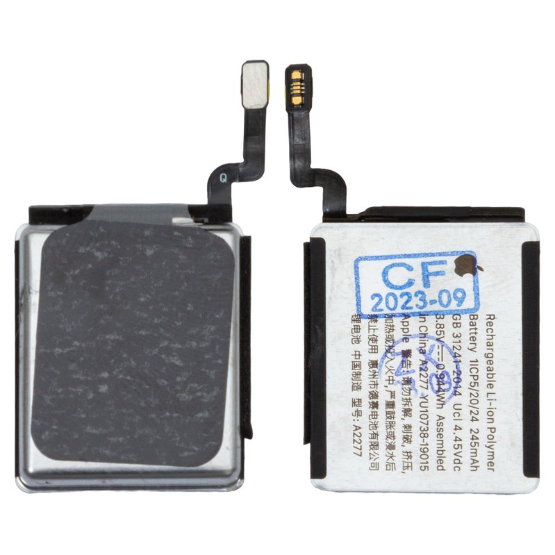 BATTERIA RICAMBIO PER APPLE WATCH SERIE 5 40MM A2277 240mAh PRODUZIONE 2023 0 CI BATTERIA RICAMBIO PER APPLE WATCH SERIE 5 40MM A2277 240mAh PRODUZIONE 2023 0 CI