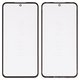 Housing Glass G+OCA PRO compatible with Samsung A356 Galaxy A35 5G, M356 Galaxy M35, (with OCA film, black)
