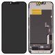 LCD compatible with iPhone 13 Pro, (black, with frame, HC, without IC, (OLED), YK OEM hard)
