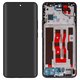 LCD compatible with Oppo Reno12 (CPH2625), (black, with frame, Original (PRC), matte brown)
