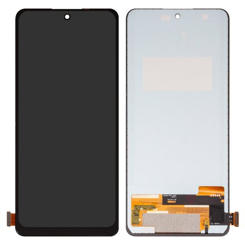 LCD compatible with Xiaomi Redmi Note 13 4G, black, without frame, Copy, TFT  