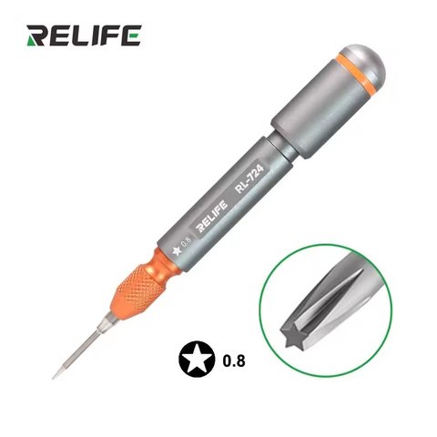 Star Screwdriver RELIFE RL 724 *0.8, Pentalobe 