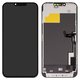 LCD compatible with iPhone 13 Pro Max, (black, with frame, AAA, (TFT) ZY, LTPS FHD)