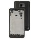 Carcasa puede usarse con Samsung I9100 Galaxy S2, negro