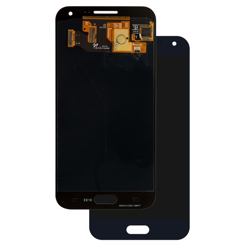 Pantalla LCD puede usarse con Samsung E500 Galaxy E5; Samsung, azul, sin marco, original vidrio reemplazado 