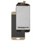 Pantalla LCD puede usarse con Samsung J330 Galaxy J3 (2017), dorado, sin ajuste de brillo, Copy