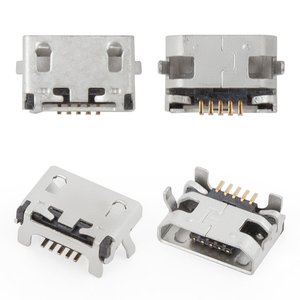Conector de carga puede usarse con Lenovo IdeaTab A10 70 A7600 ;  Lenovo A5000, A7000, 5 pin, micro USB tipo B