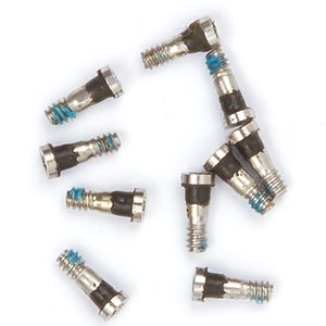 Tornillo puede usarse con iPhone 7, iPhone 7 Plus, plateado, 10 uds., externos