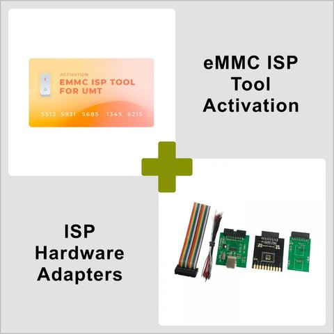 Activación UMT eMMC ISP Tool con adaptador ISP Hardware - GsmServer