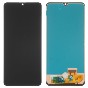 Pantalla LCD puede usarse con Samsung A315 Galaxy A31, negro, con ajuste de brillo, sin marco, Copy, TFT 