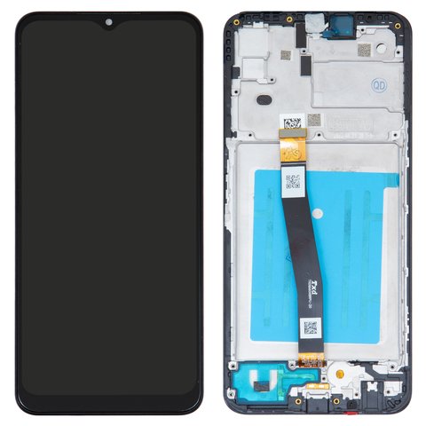 Pantalla LCD puede usarse con Samsung A226 Galaxy A22 5G, negro, con marco, original vidrio reemplazado