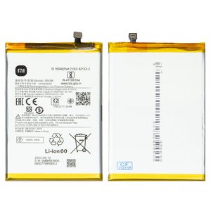 Batería BN5K BN5L puede usarse con Xiaomi Poco C55, Redmi 12C, Li Polymer, 3.82 V, 5000 mAh, Original PRC 