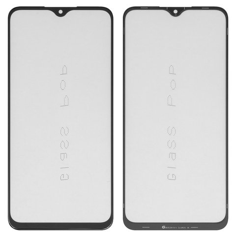 Vidrio de carcasa G+OCA PRO puede usarse con Xiaomi Poco M2, Redmi 9, con película OCA, negro
