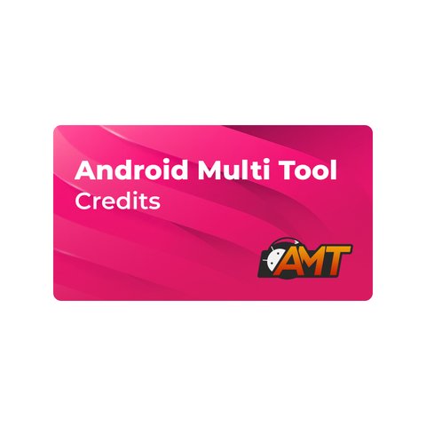 Créditos Android Multi Tool AMT  para propietarios de licencias AMT activas