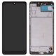 Pantalla LCD puede usarse con Samsung M515 Galaxy M51, negro, con marco, High Copy, con borde ancho, (OLED)