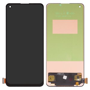 Pantalla LCD puede usarse con Realme GT 5G, GT Master; OnePlus Nord 2 5G, Nord 2T, Nord CE 5G; Oppo Reno5 4G, Reno5 5G, Reno6, negro, sin marco, Copy, CPH2159, PEGM00, PEGT00, CPH2145, AMS643YE01
