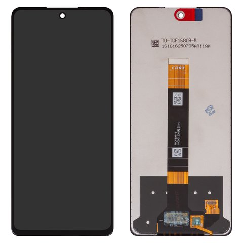 Pantalla LCD puede usarse con TCL 50 Pro NxtPaper, negro, sin marco, High Copy