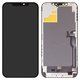 Pantalla LCD puede usarse con iPhone 12 Pro Max, negro, con marco, HC, sin error, (OLED), DD-OLED OEM soft, diagnosable