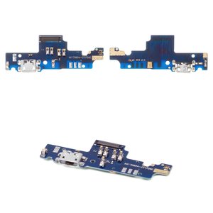 Шлейф для Xiaomi Redmi Note 4X, широкий, конектора зарядки, з мікрофоном, High Copy, плата зарядки, 64 ГБ