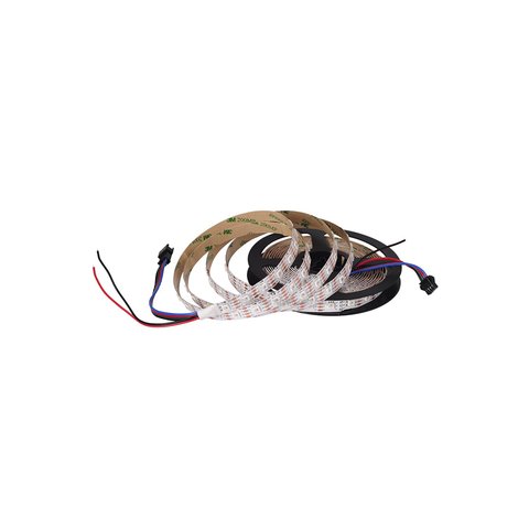Светодиодная лента RGB SMD5050, SK9822 белая, c  управлением, IP20, 5 В, 60 диодов м, 1 м 