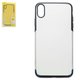 Чехол Baseus для iPhone XS Max, синий, прозрачный, силикон, #ARAPIPH65-MD03