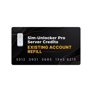 Серверні кредити Sim Unlocker Pro поповнення існуючого акаунту 