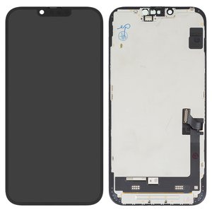 Дисплей для iPhone 14 Plus, чорний, з рамкою, Original PRC , NEW
