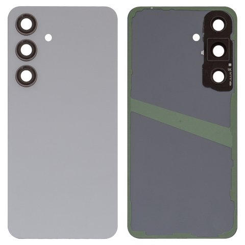 Задня панель корпуса для Samsung S921 Galaxy S24, сіра, із склом камери, marble grey