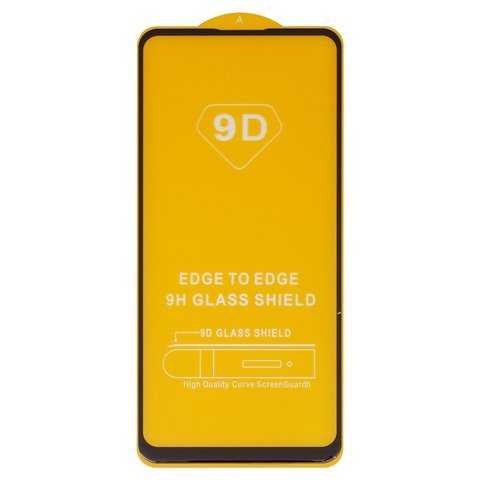 Защитное стекло для Xiaomi Redmi 10 2021 , Redmi 10 2022 , совместимо с чехлом, Full Glue, без упаковки , черный, cлой клея нанесен по всей поверхности