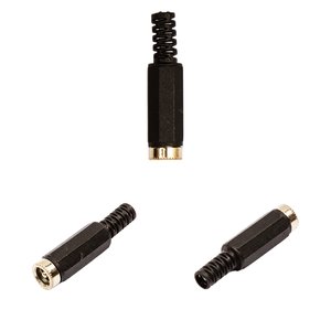 Роз'єм живлення DC, 5.5 x 2.5 mm, "мама", з глибиною 9 мм, для паяння
