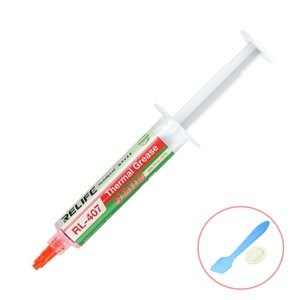 Термопаста RELIFE  RL 407 , силиконовая, в шприце, 20 мл, розовая