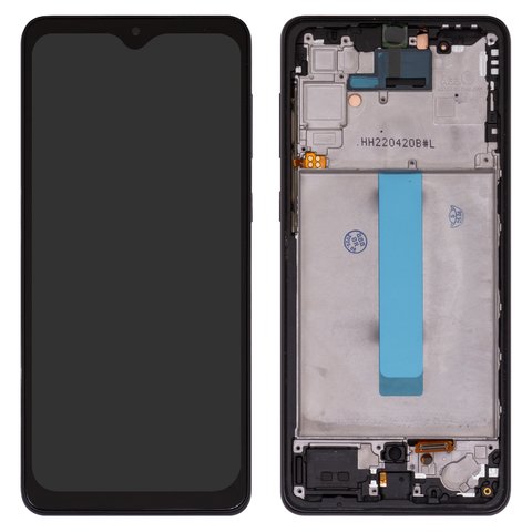 Дисплей для Samsung A336 Galaxy A33 5G, чорний, з рамкою, Сopy, з широким обідком, TFT 