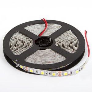Світлодіодна стрічка SMD5050 (над'яскрава, холодний білий, 300 світлодіодів, 12 В DC, 5 м, IP20) Світлодіодна стрічка SMD5050 (над'яскрава, холодний білий, 300 світлодіодів, 12 В DC, 5 м, IP20)